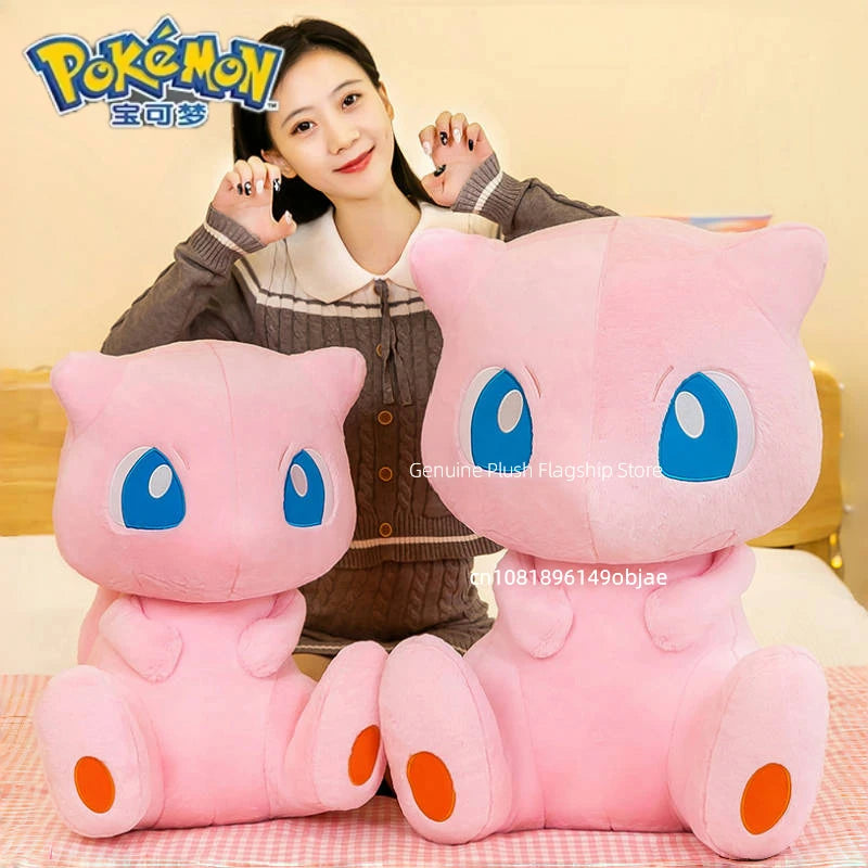 45/55cm Big Size Pokemon Mew Cartoon Anime Plush Stuffed Doll Room Decoration Plushies Pillow Peluche Ornaments Children's Gifts