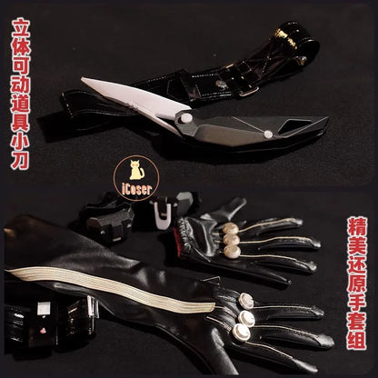 iCoser Zenless Zone Zero Evelyn Chevalier Cosplay Costume Wig Uniform Headwear Earrings Stars of Lyra Halloween Women Carnival