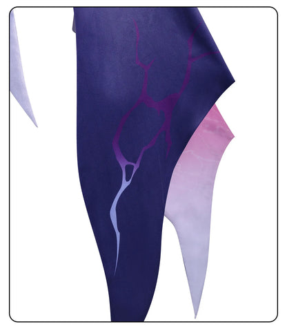 Honkai Star Rail Hysilens Cosplay Costume Wig Dress Headwear Earrings Rings Halloween Party for Women Girls Carnival Role Play