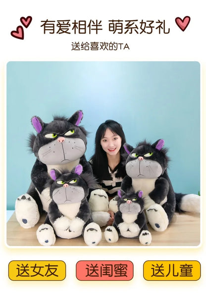Disney Lucifer Plush Cartoon Cute Ugly Cat Doll Sitting In Tokyo Disney Plush Doll Cinderella Colleagues Spoof Doll Kids Gifts
