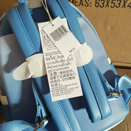 2025 Loungefly Disney Anime Cartoon Mini Backpack 3d Sequin Mickey Mouse Double Shoulder Bags Outdoor Leisure Bag Girl Gift