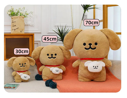 45/70cm Big Size Maltese Backpack Cartoon Anime Plush Stuffed Doll Kawaii Room Decoration Plushies Pillow Ornament Children Gift