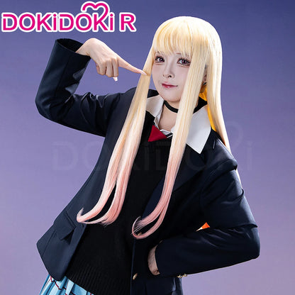 Kitagawa Marin Cosplay Costume Anime DokiDoki-R Women School Uniform JK Dress Black Suit Jacket Marin Cosplay Costume