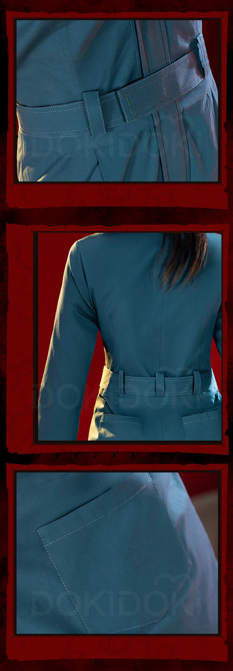 IN STOCK Anya Curly Daisuke Cosplay Costume Game Mouthwashing【XS-3XL】DokiDoki-R Uniform Halloween Anya Cosplay Wig Plus Size