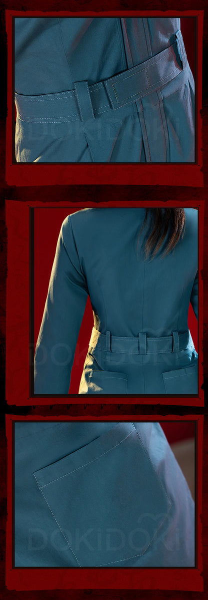 IN STOCK Anya Curly Daisuke Cosplay Costume Game Mouthwashing【XS-3XL】DokiDoki-R Uniform Halloween Anya Cosplay Wig Plus Size