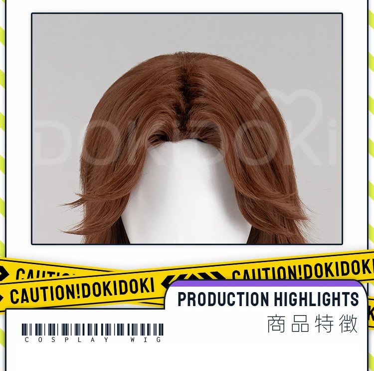 IN STOCK Anya Daisuke Cosplay Wig Game Mouthwashing DokiDoki Women Black Short Hair Anya Halloween Cosplay Free Wig Cap
