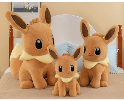 100CM Big Size Pokémon Eevee Plushies Cartoon Anime Peluche Kawaii Comfortable Soft Doll Pillow Cushion Children's Toys Gift