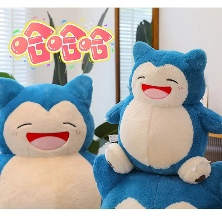 85/100CM Big Size Snorlax Plushie Pokemon Cartoon Anime Peluche Kawaii Stuffed Cushion Comfortable Soft Doll Children Toy Gift