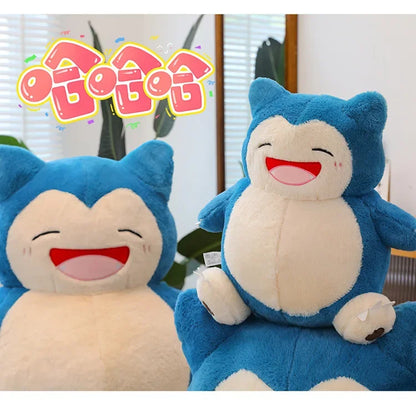 85/100CM Big Size Snorlax Plushie Pokemon Cartoon Anime Peluche Kawaii Stuffed Cushion Comfortable Soft Doll Children Toy Gift