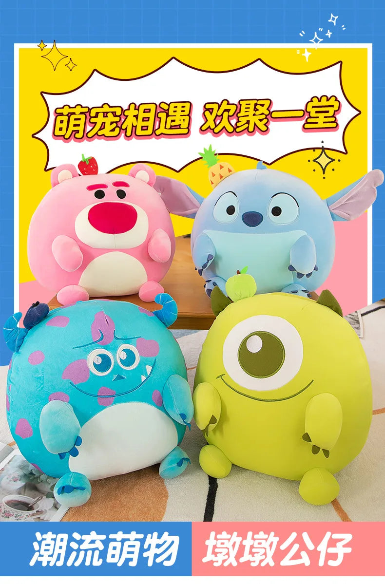 30/40/55cm Big Size Disney Alien Lotso Anime Plush Stuffed Doll Kawaii Room Decor Plush Children's Pillow Holiday Gift