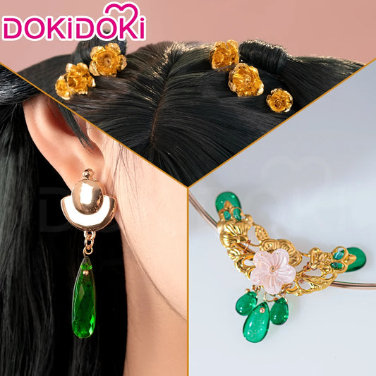 IN STOCK Maomao Cosplay Headdress Ear Clips Anime The Apothecary Diaries DokiDoki Necklace Hair Accessories Mao Mao Ear Clips