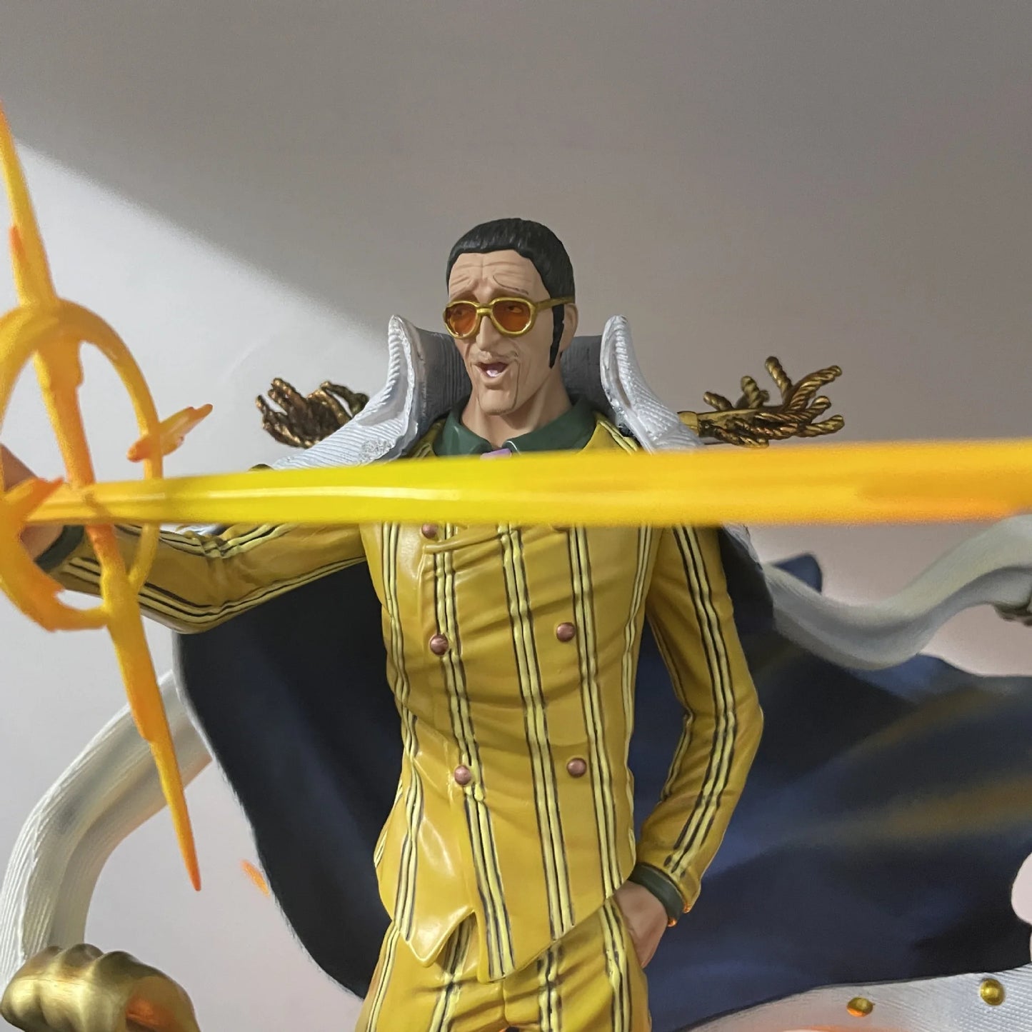 ONE PIECE Kizaru Borsalino Anime Figure Three Major Generals of The Navy Borsalino PVC Statue Collection Model Ornament Gift Toy