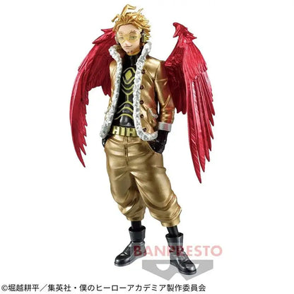 Bandai Original In Stock Banpresto The Amazing Heroes My Hero Academia Hawks Anime Figure Model Ornaments Boxed Toys