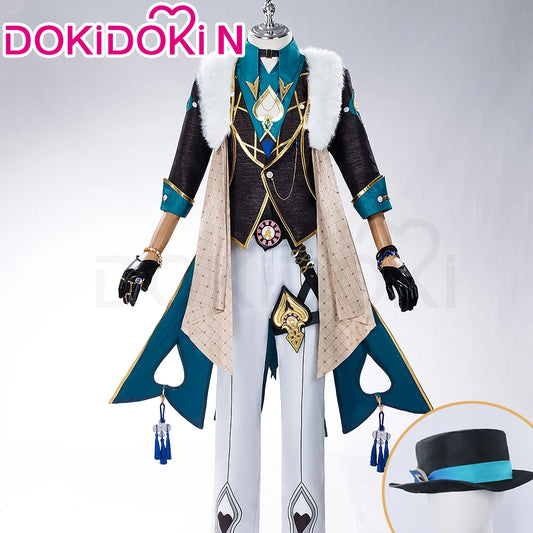 Aventurine Cosplay Costume Game Honkai: Star Rail Cosplay【XS-3XL】 DokiDoki-N Honkai Sha Jin Cosplay Halloween Suit Plus Size