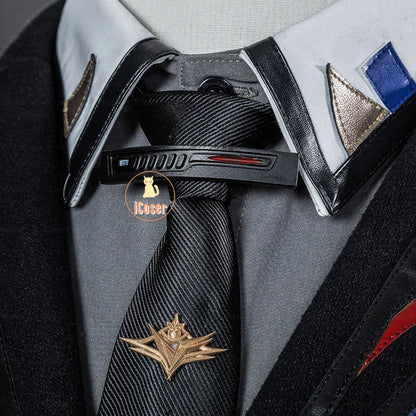 iCoser Love and Deepspace Caleb Cosplay Costume Wig Farspace Colonel Uniform Trench Hat Halloween Party Women Men Carnival Props