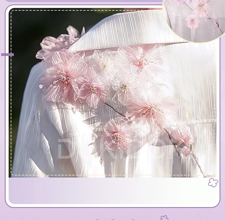 IN STOCK Rafayel Flowering Splendor Cosplay Costume Game Love and Deepspace DokiDoki-SR Men Spring Costume Qiyu Rafayel Flowers