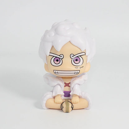 9.5cm ONE PIECE Anime Figure Look Up Gear 5 Monkey D. Luffy Action Figure Q Version Luffy Figurine PVC Collection Model Doll Toy