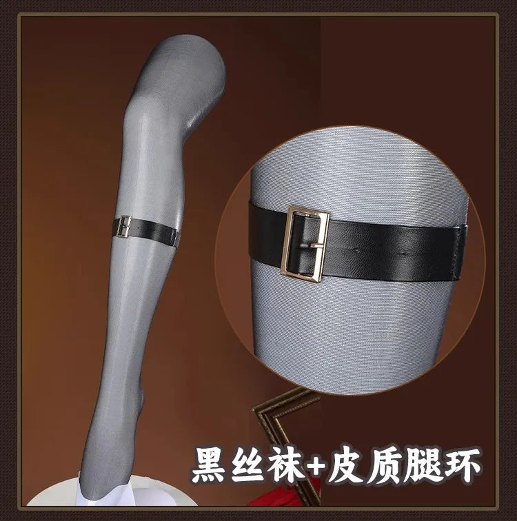 iCoser Honkai Star Rail Fate Saber Cosplay Costume Wig Dress Uniform Headwear Carnival Halloween Party Women Girls Props Gifts