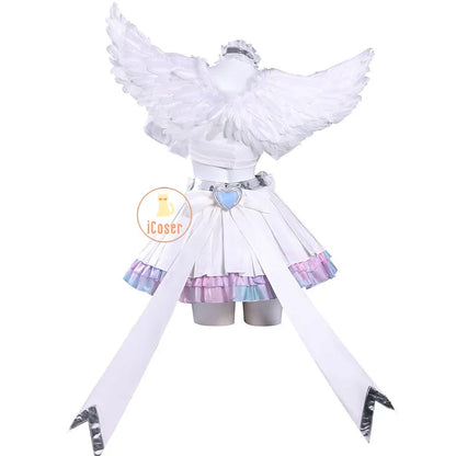 Anime New Panty Stocking with Garterbelt Stocking Cosplay Costume Angel Skirt Stockiel Anarchy Wings Halloween Women Girls Cos