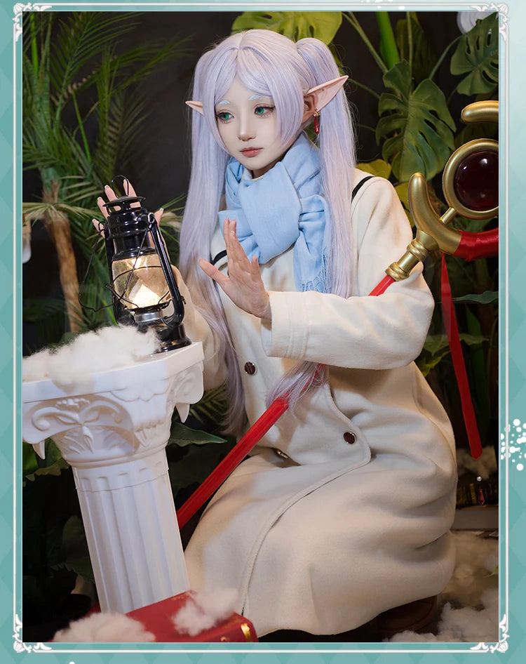 Frieren Himmel Fern Cosplay Costume Anime Frieren: Beyond Journey's End【XS-2XL】DokiDoki-R Women Winter Costume Plus Size