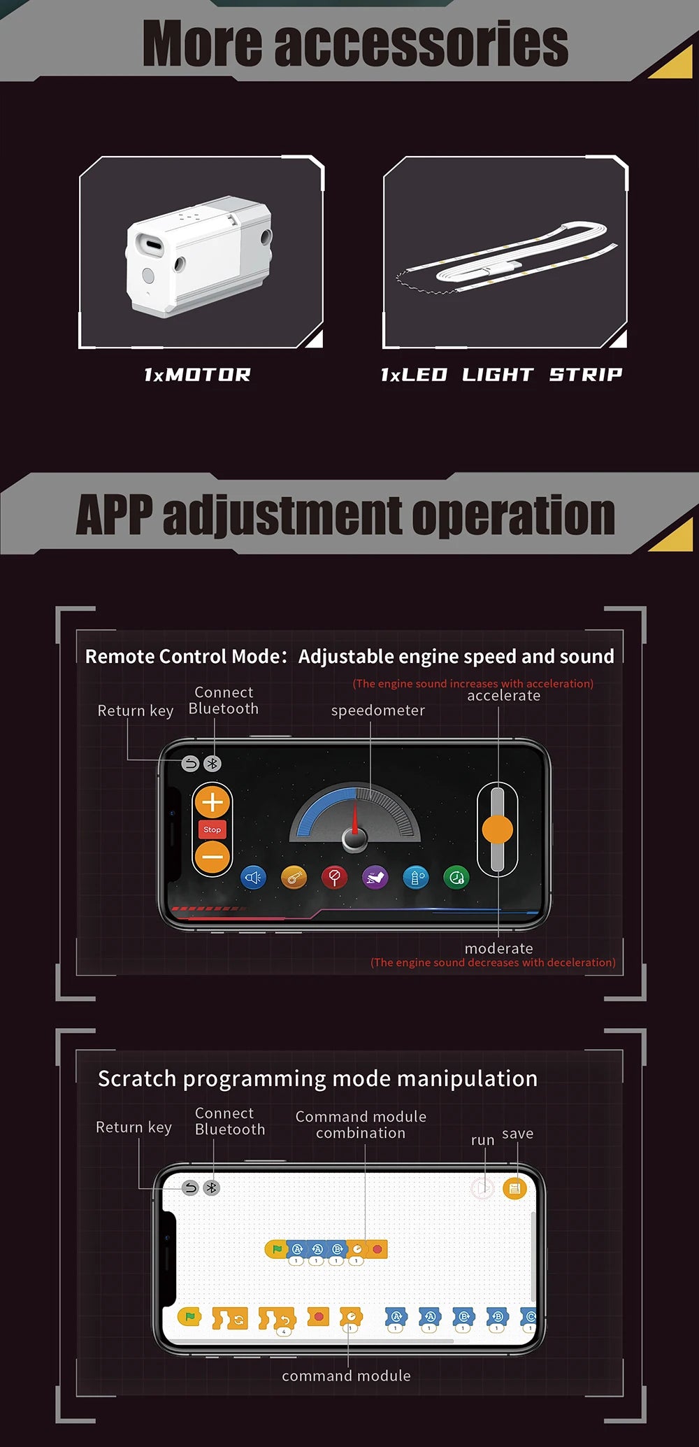 NEW Creative V8 Engine Model Set Building Block Technical Cars With LED Light Assembly Bricks Toys Decor Kids Christmas Gifts