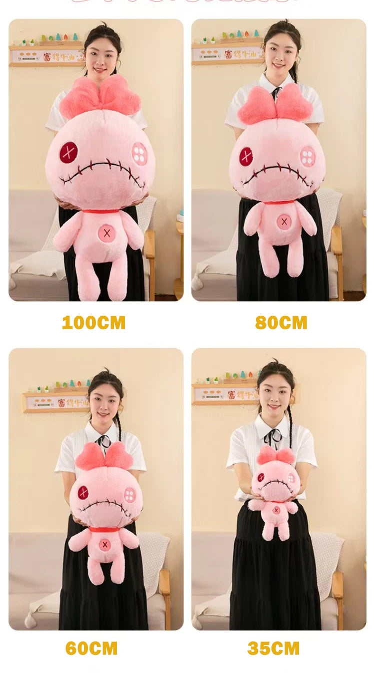 35CM-100CM New Disney Lilo & Stitch Scrump Plush Toy Anime Collection Memorable Souvenir Birthday Gift Cute Cartoon Stuffed Doll