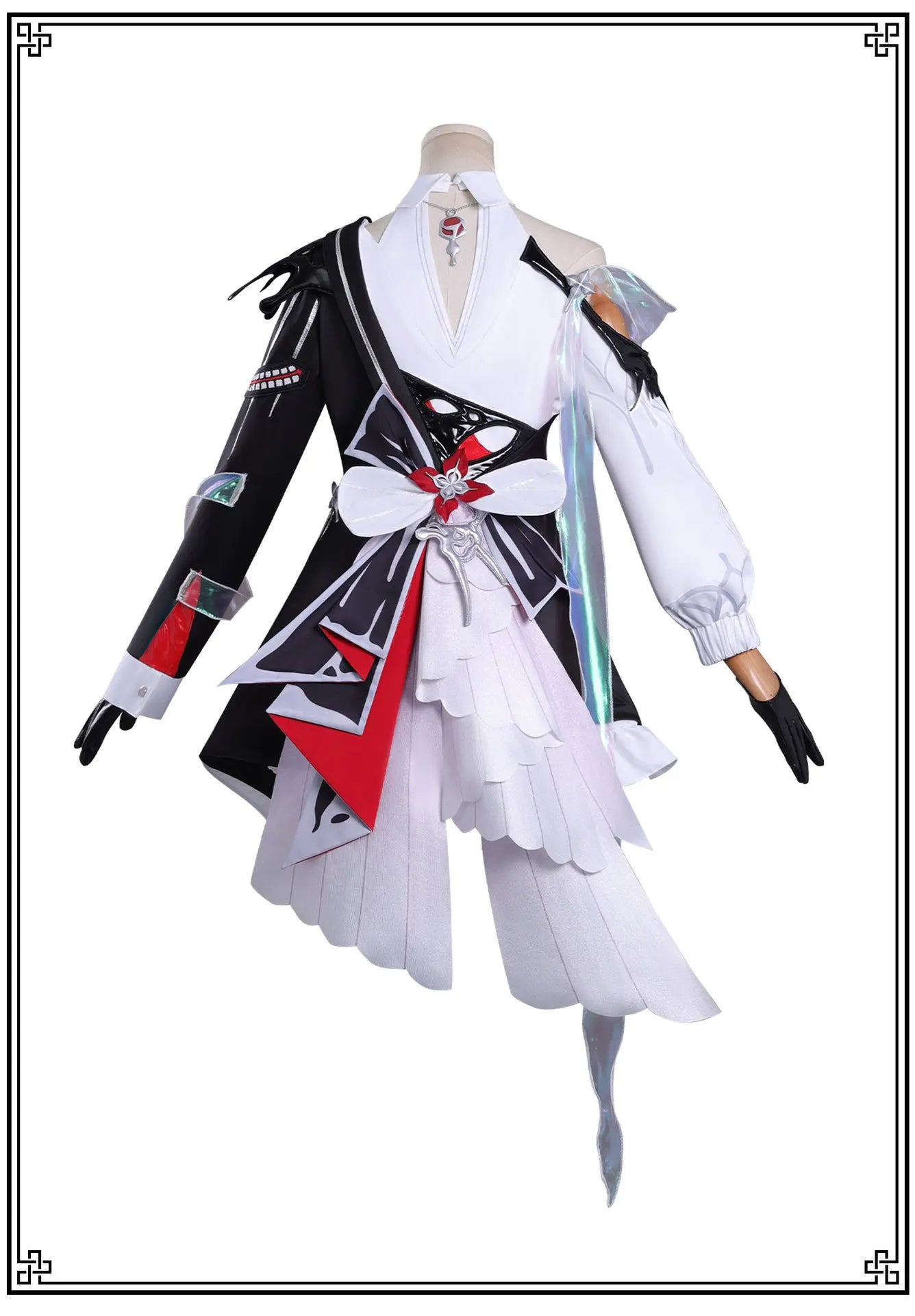 Honkai Star Rail Evernight March 7th Cosplay Costume Wig Dress Earrings Headwear Mysterious Foreign Guest Halloween Party Women