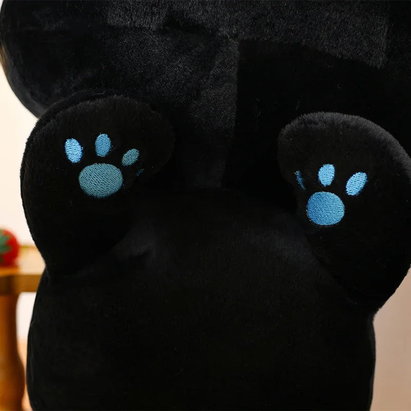 Official Anime The Legend of Luo 55cm Kawaii Xiao-Hei Xiao Hei Lovely Cat Doll Toy Plush Original Cartoon Cosplay Gift
