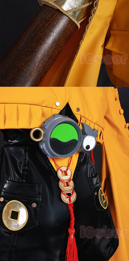 iCoser Zenless Zone Zero Yixuan Cosplay Costume Wig Uniform Headwear Yunkui Summit Carnival Halloween Party for Women Girls Prop