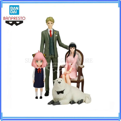 Bandai Original In Stock SPY FAMILY Anime Figure Twilight Anya Yor Bond Anime Action Figuresmodel Boxed Toys Ornaments Gift