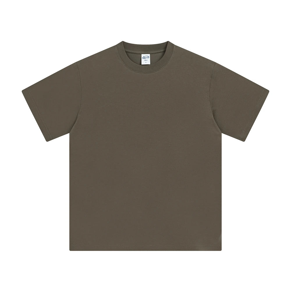 ZODF Fashion 2025 Summer Men Sorona T-Shirts Unisex Casual Cool Feeling Quick Dry O Neck 245gsm T Shirt Brand Tees HY1032