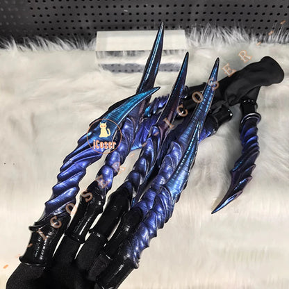 Anime Movies Nezha 2 Ao Run Cosplay Weapons Nail Props Rift Claw Tearing Space Prop Nezha Mo Tong Nao Hai Halloween Party Gifts