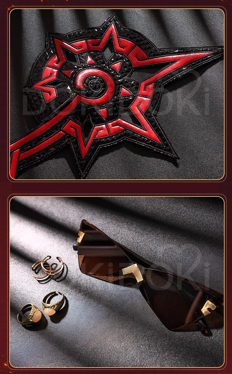 IN STOCK Mavuika Cosplay Costume Game Genshin Impact Cosplay【XS-2XL】DokiDoki-R Pyro Archon Mavuika Women Black Costume Plus Size