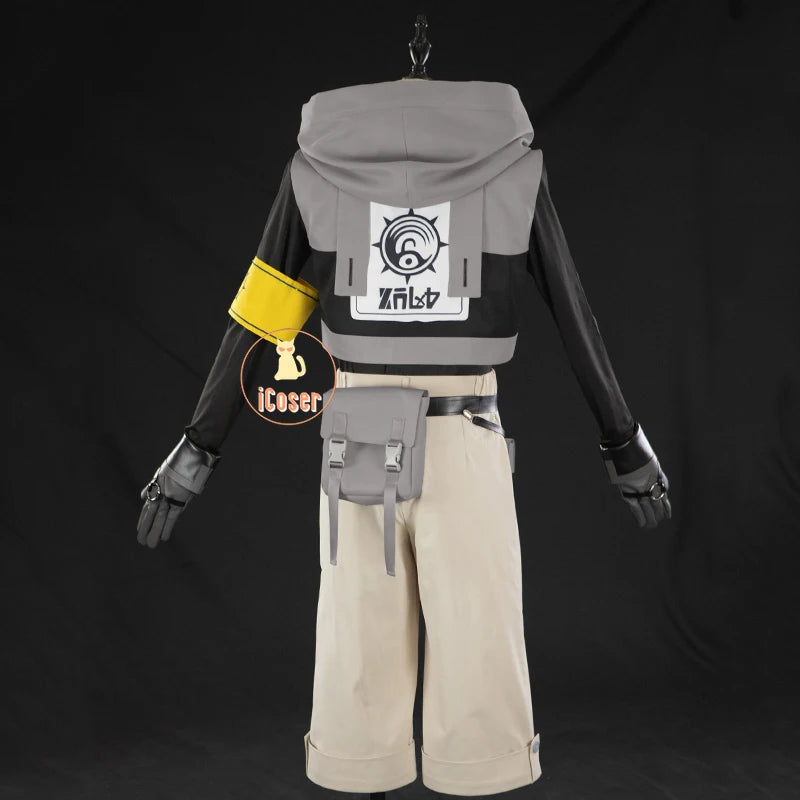 iCoser Anime Gachiakuta Rudo Surebrec Cosplay Costume Uniform Hoodie Gloves Akuta Cleaners Halloween Party Women Men Carnival