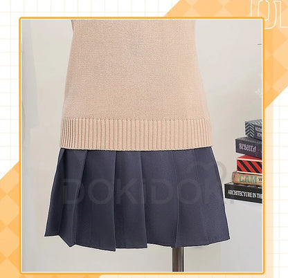 Misaka Mikoto/ Shirai Kuroko Cosplay Anime Toaru Kagaku no Railgun DokiDoki-R Cosplay Costume Tokiwadai Middle School Uniform