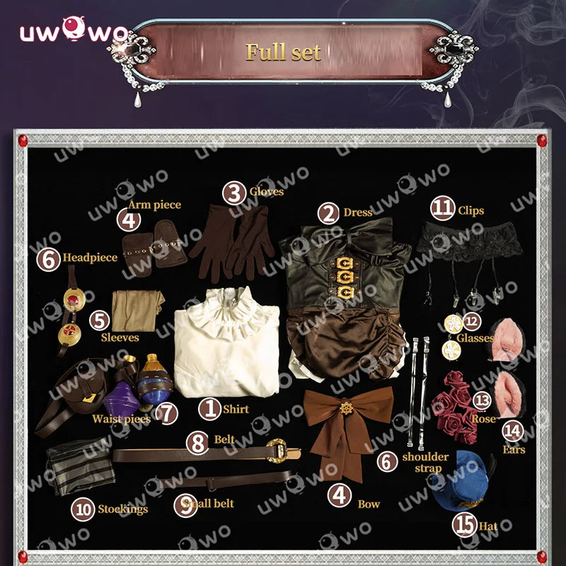 UWOWO Collab Series: Game Identity V Psychologist Ada Mesmer Cosplay Costume