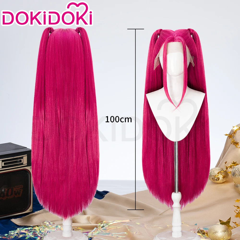 IN STOCK Rumii Zoeyy Miraa Front Lace Wig DokiDoki Women Wig 120cm Long Hair Rumii Cosplay Nails Zoeyy Hat Free Wig Cap
