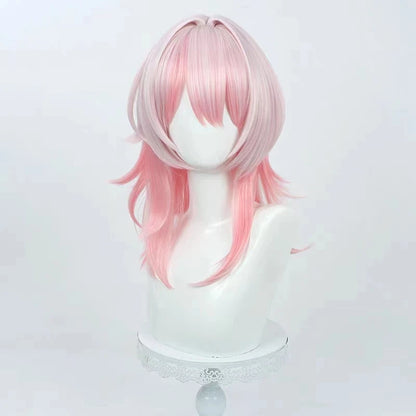 Honkai Star Rail March 7th Cosplay Costume Big Size Cotton Polyester