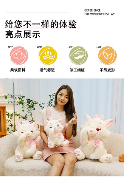 30/40/50cm Big Size The AristoCats Disney Anime Plush Stuffed Doll Kawaii Room Decor Plushies Children's Pillow Holiday Gifts