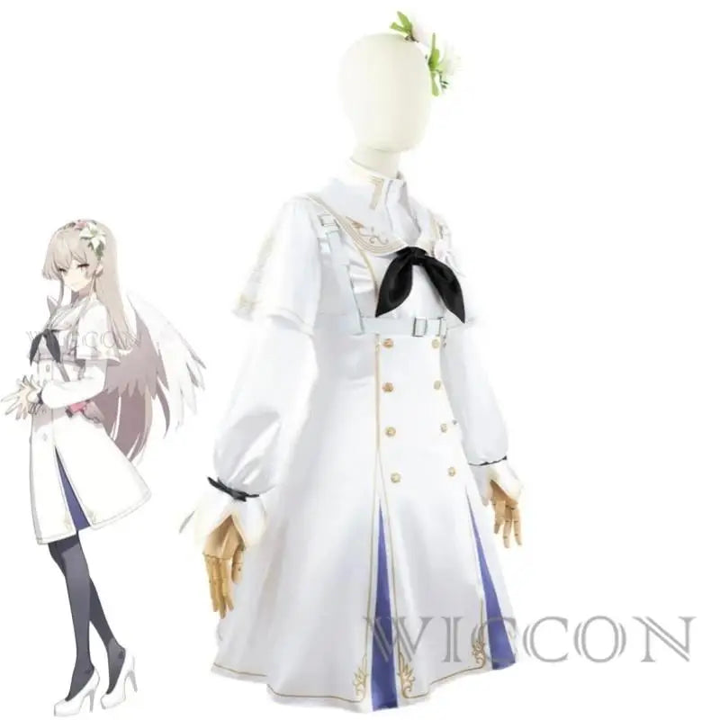Blue Archive Kirihuji Nagisa Cosplay Costume Set Polyester Asian Size