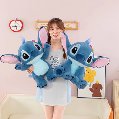 Disney 70cm Large Size Lilo&Stitch Plush Stuffed Doll Cartoon Animal Sleeping  Pillow Room Decoration Softmaterial Toy for Gift