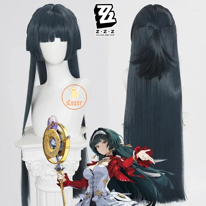 Astra Yao Cosplay Costume Wig Dress Zenless Zone Zero Uniform Headwear Earrings Stars of Lyra Halloween Party Women Girls Props