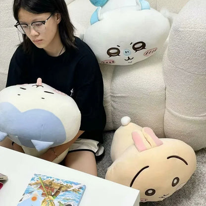 Very Soft Chiikawa Back Cushion Stuffed Anime Sofa Bed Home Decor Hachiware Usagi Cartoon Throw Pillow Gifts Girl Home Decor