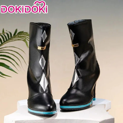 Phoebe Ciaccona Brant Qiuyuan Cosplay Shoes Game Wuthering Waves Cosplay DokiDoki Women Men Cosplay Long Boots Brant Cosplay