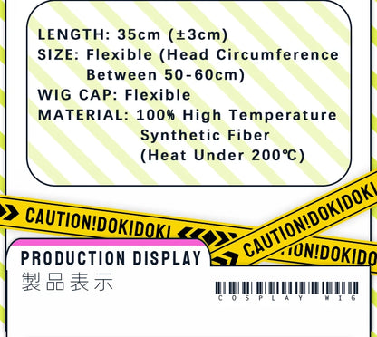 IN STOCK Jimmy Curly Wig Game Mouthwashing Cosplay DokiDoki Men 35cm Short Hair Jimmy Cosplay Free Wig Cap