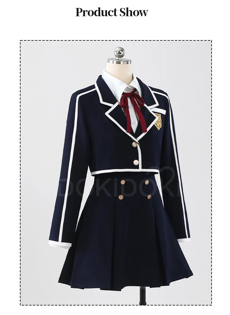 Kiriko Yuuki Asuna Cosplay Costume Anime Sword Art Online【XS-2XL】DokiDoki-R School Uniform Kiriko Cosplay