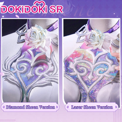 Cyrene Cosplay Costume Game Honkai: Star Rail【S-2XL】DokiDoki-SR HSR Cyrene Women Dress Veil SP Version Cosplay Plus Size