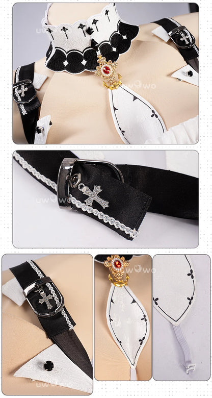 UWOWO Formidable Cosplay Game Azurr Lanee Formidable Default Cosplay Costume Halloween Costume