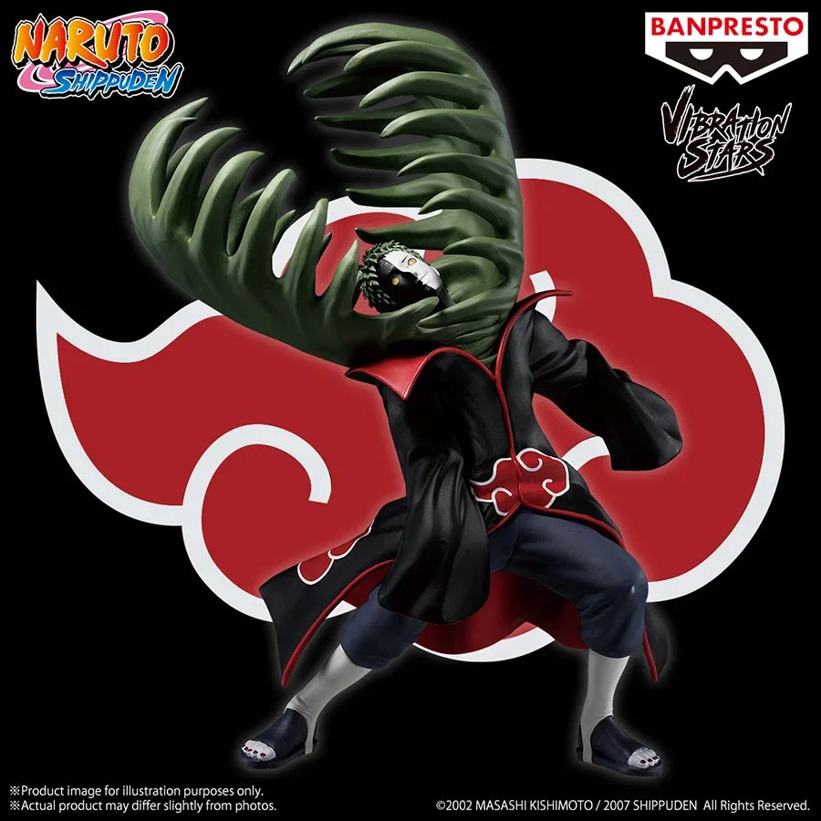 100%Original Bandai Banpresto Naruto Shippuden Vibration Stars Zetsu Uchiha Itachi Kakuzu Tobi Anime Action Figure Model Toys
