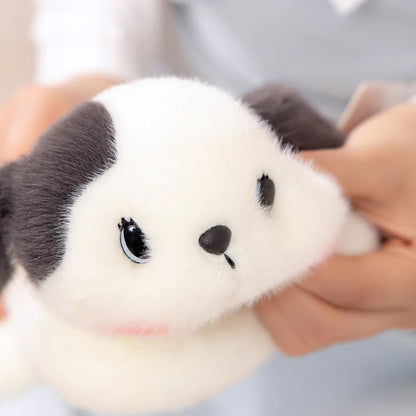20cm Kawaii Furry Friend Stuffed Animal Dog Soft Toy Lying Puppy Panda Monkey Plushies Cute Wrist Support Plush Doll